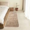 Wool Imitation Sheepskin Rugs Faux Non Bedroom Shaggy Carpet Mats