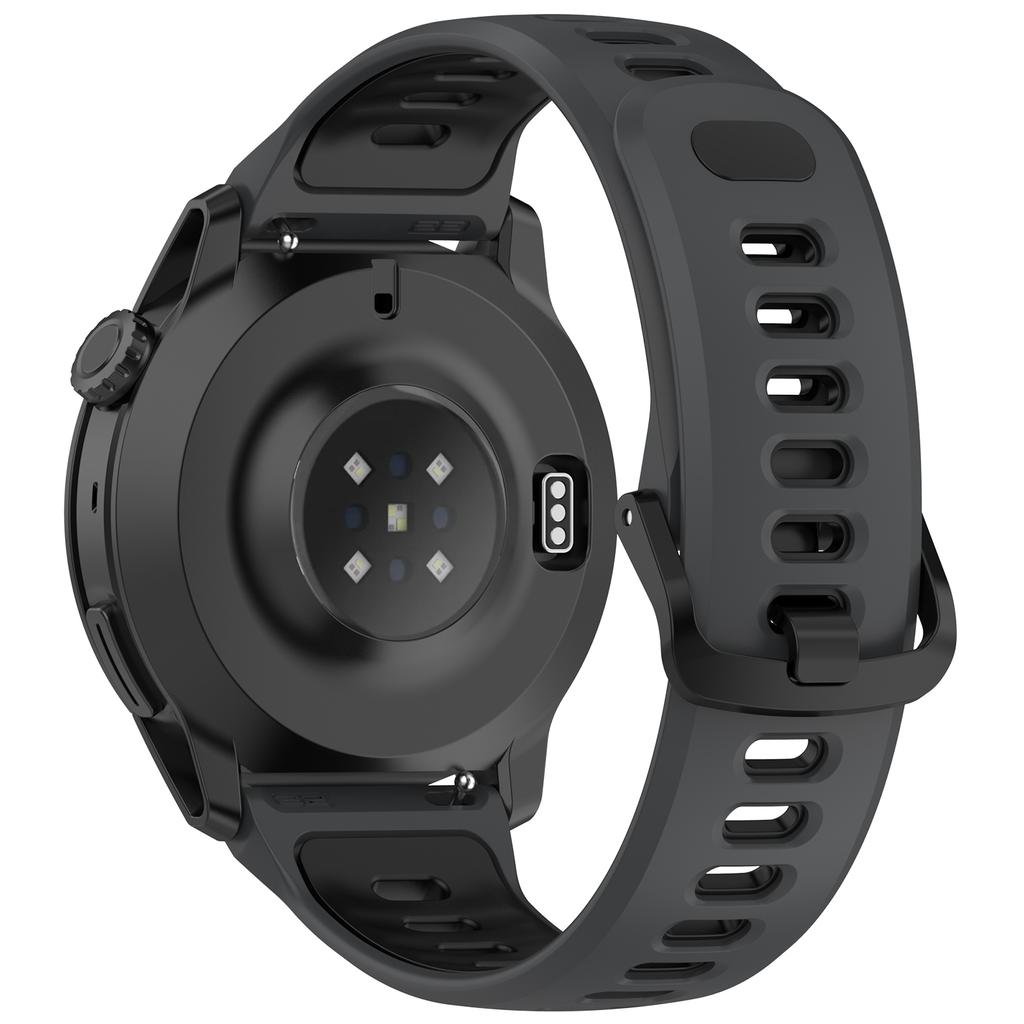 Dual Color Silicone Band for Coros Pace 4 Quick Release Breathable Watch Strap