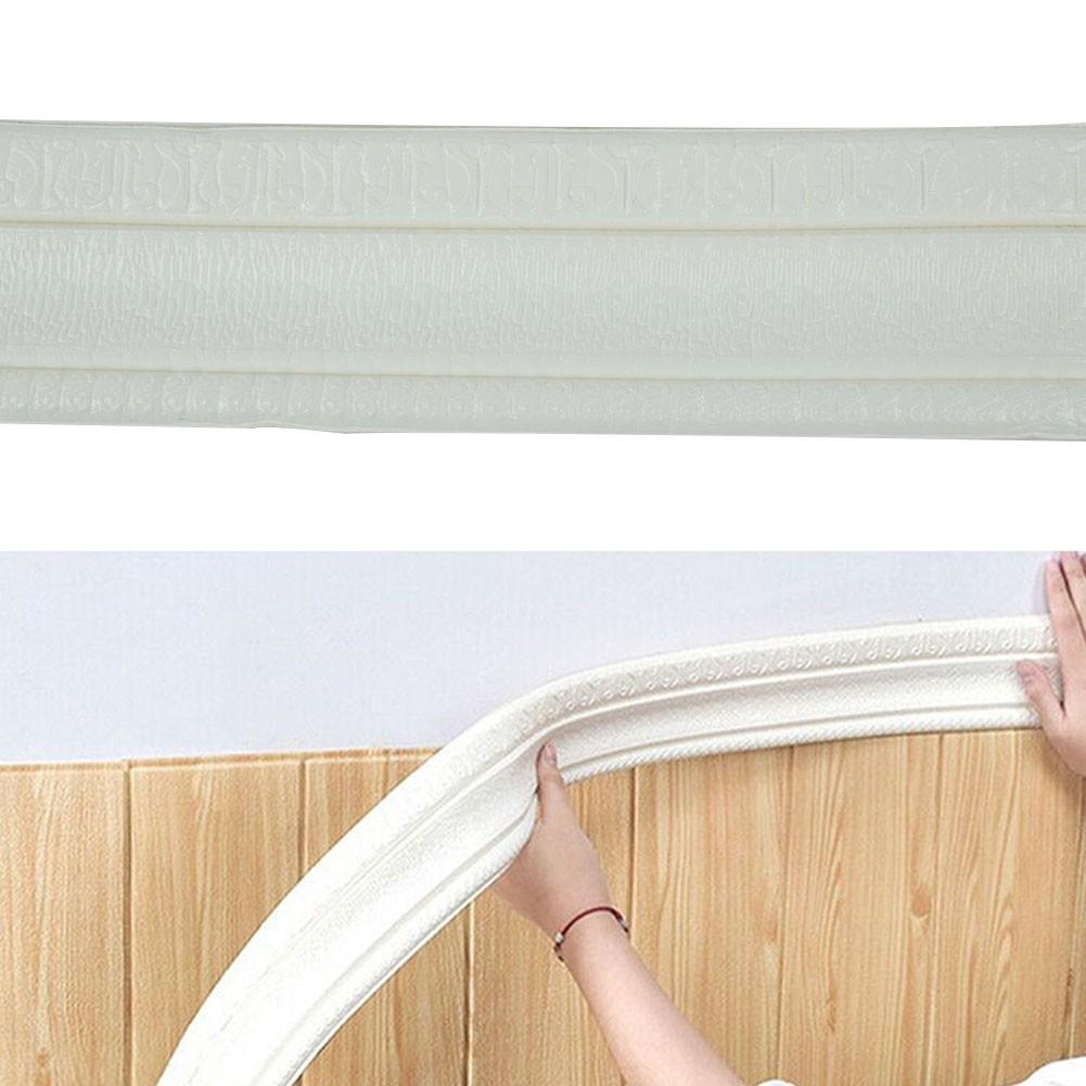 Domowa listwa wykończeniowa z pianki Praktyczna naklejka na listwę przypodłogową