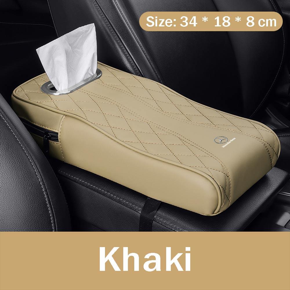 Automotive Interior Stickers Auto Center Console Armrest Cushion for Mercedes Benz AMG A C E S G Class W201 W210 W108 W204 W203