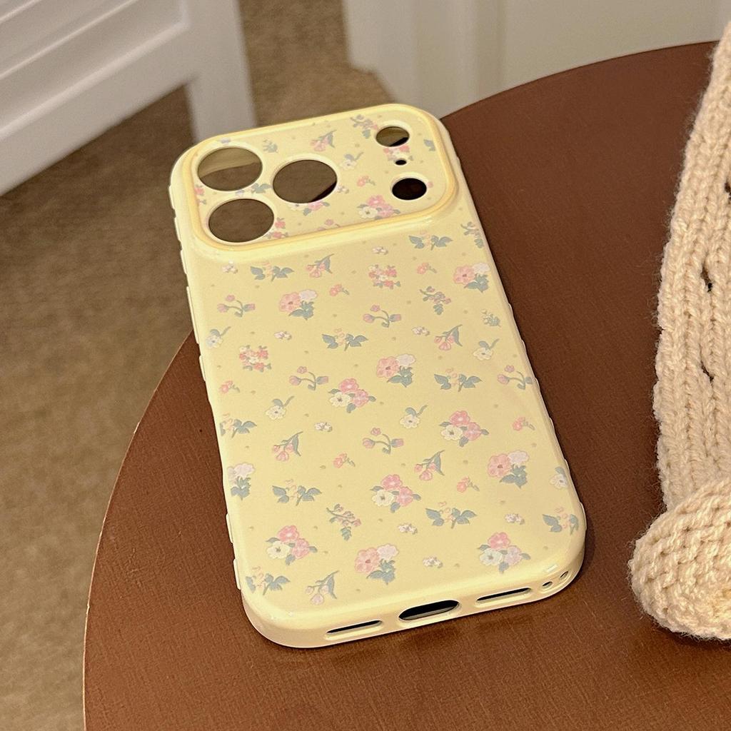 Blumenmuster Handyhülle für iPhone 16, iPhone 17 und iPhone 17 Pro Max