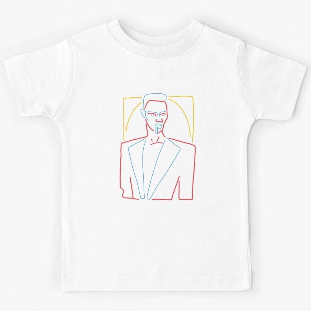 80s Music Neon Thing Kids T-Shirt 170