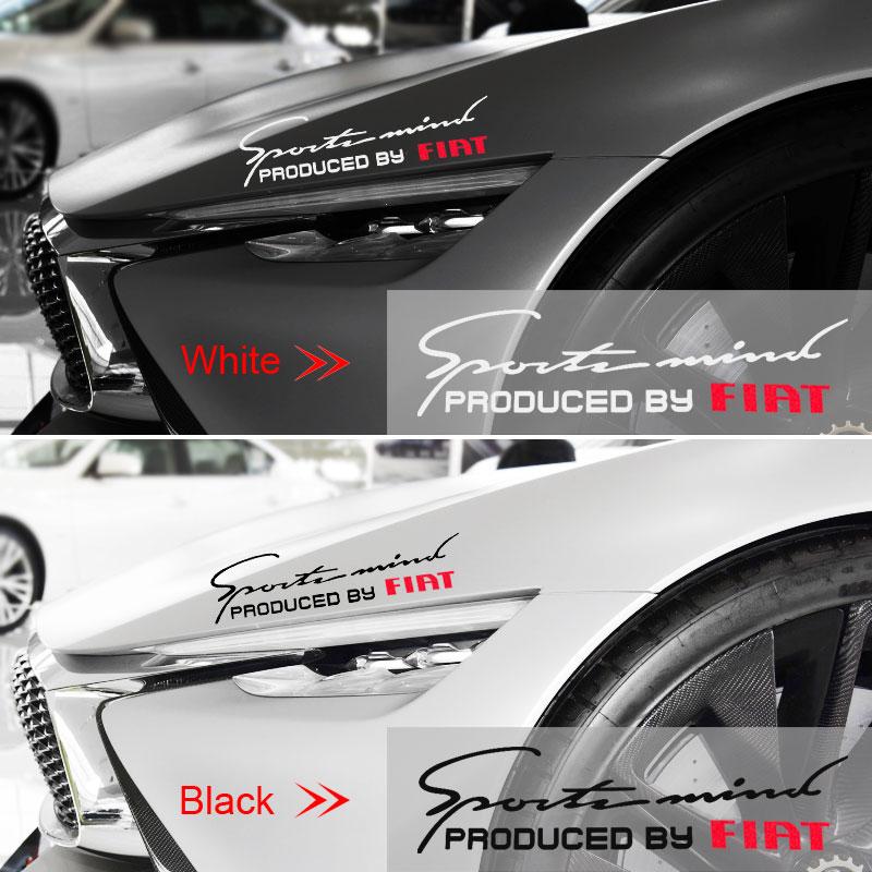 1Pcs Car Front Head Light Eyebrow 3D Sticker Decorator Engine Hood Sport Design for FIAT Abbas 500 Grande Stilo Freemont Punto Astra Bravo Ducato