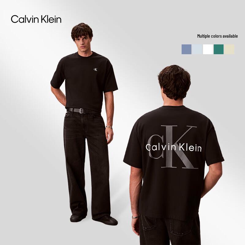 Calvin Klein Jeans Men's CK Print Cotton Round Neck T-Shirt