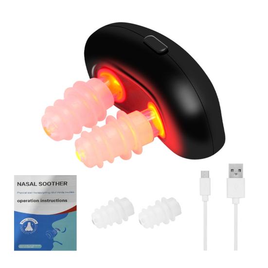 Red Light Nasal Therapy Device USB Rechargeable Portable Infrared Light Therapy Physiotherapy Nasal Soothing Device