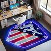 Atletico Madrid Pattern Rug, Indoor/Outdoor Mat, for Picnic, Gameroom, Bedroom, Office, Living Room, Home Decor Carpet, Birthday Gift