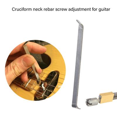 Guitar Truss Adjustment Rod Wrench Stainless Steel Wear Resistant for Guitar Repair Luthier Adjust Tool