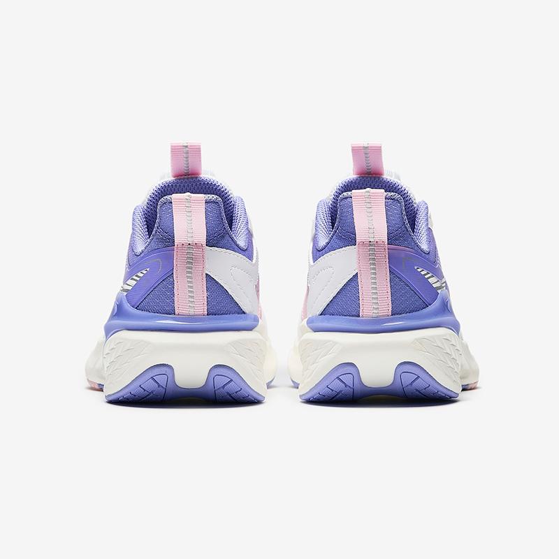 Anta Kids Synthetic Leather PG7 Youth Edition Lightweight Shock Absorption Low Top Running Shoes Kids running shoes White Blue Pink 322445531-2