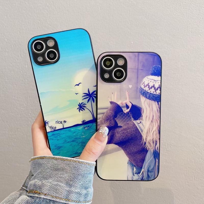 

Матовый мультяшный чехол с синим светом для OPPO A5 Pro и Realme V11 - Милый, красочный и защитный A5 Pro