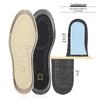 Cowhide Leather Insoles: Breathable, Sweat-Absorbing, Shock-Absorbing Soft Latex Sole, Odor-Removing for Men & Women