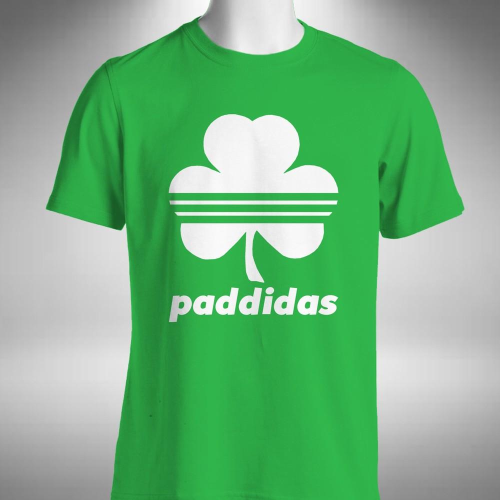 

Paddidas T-Shirt Funny Saint Patrick s Day Ireland Clover Leaf Small to 5XL S