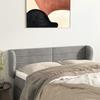 VidaXL Headboard with Ears Light Grey 147x23x78-88 Cm Velvet3117332