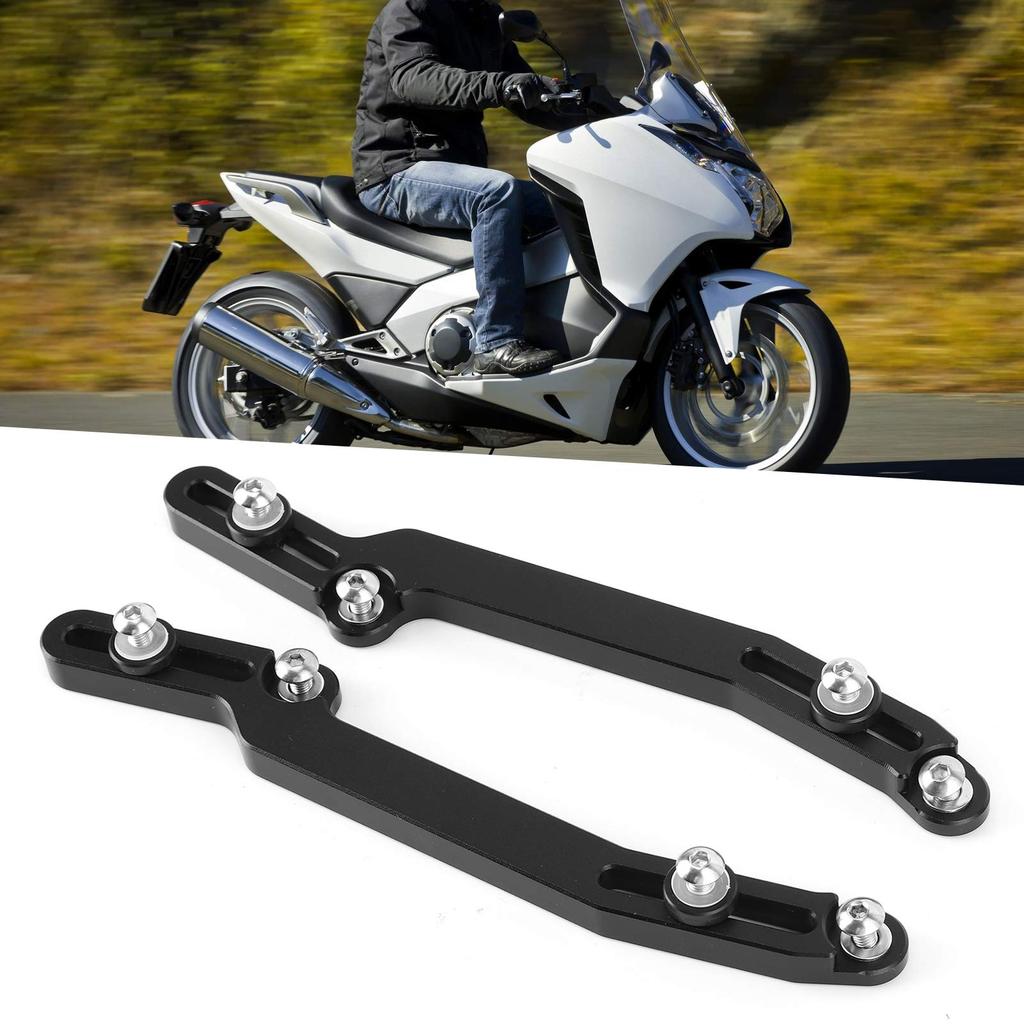 1 Pair 12-52mm/0.5-2in Motorcycle Windscreen Adjuster CNC Aluminum Alloy for Integra 700/750 NC700D NC750D Rain Guard Tool Rain Guard Tool