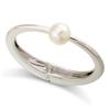 DIEZI 3 style Pearl Cuff Bangles Punk Hip Hop Men Gold Silver Color Metal Water Drop Spring Bangles  Women Bracelet Jewelry