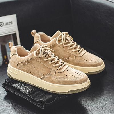 Fashion Mens Sneakers New Trend Casual Leather Suede Vulcanized Shoes Men Tenis Luxury Trainers Comfy Man Walking Running Jogging Shoes