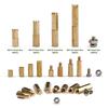 300Pcs M2/M3 Hex Head Copper Pillar Brass Standoff Spacer Screws Threaded Pillar Male/Female PCB Circuit Board Stand Off Kit