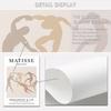 Matisse Figures Painting Leaves Lines Beige Abstract Poster Nordic Wall Art Print Vintage Canvas Pictures For Living Room Decor