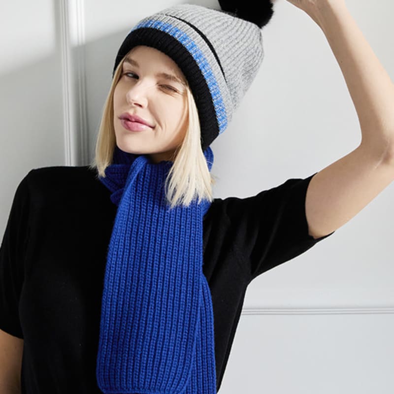 nitina wool vivid muffler BL