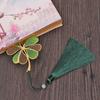 Leaf Retro Hollow Metal Chinese Style Pendant Painted Book Clip Pagination Mark Brass Bookmark