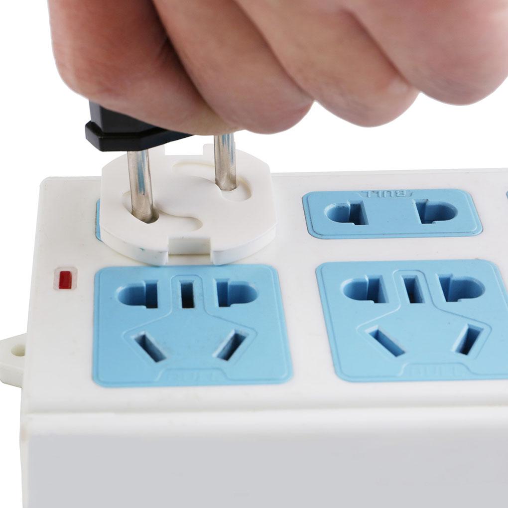 10/20pcs EU Child Safety Electrical Outlet Cover Plugs for Power Socket Guard Baby Protection Anti Electric Shock