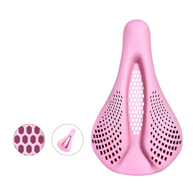 Silicone Breathable Comfortable Soft Shock-absorbing and Anti-slip Bicycle Seat Cover Outdoor Mountain Bike Riding Seat Cover