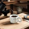 High-Value Ink Splashing Ceramic Cup, Afternoon Tea, Coffee Cup, Household Drinking Cup, Breakfast Cup, Milk Cup, Office Cup