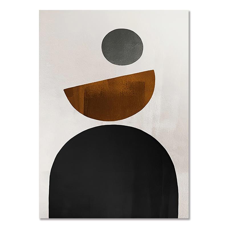 

Современные черно-белые абстрактные картины на холсте, геометрические постеры, принты из рук в руки, рисунки для настенного художественного декора комнаты 40x60cm No Framed