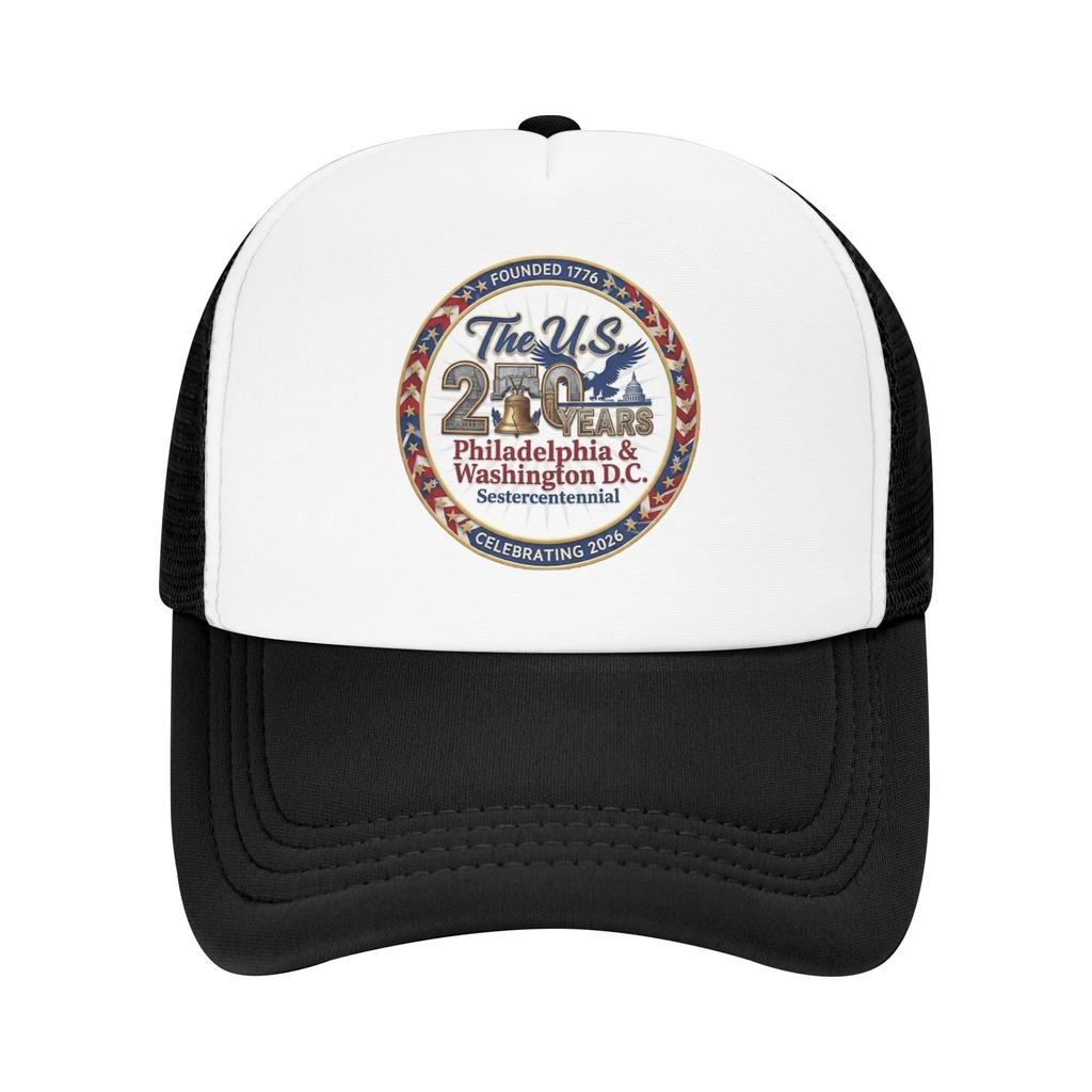 Casual America  Year Anniversary  Golf Cap Unisex Women Trucker Hat  Formal Golf Adjustable Fit Sun Caps