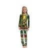 Christmas Print Family Outfit Long Sleeve Top + Pants Set Family Outfit
