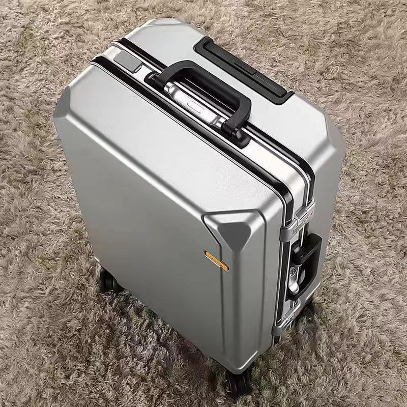 2025 Universal Wheel Aluminum Suitcase with Combination Lock