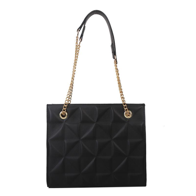 Simple Women's Fashion Bag New 2025 Spring and Summer New Texture Chain Messenger Bag Casual Shoulder Bag