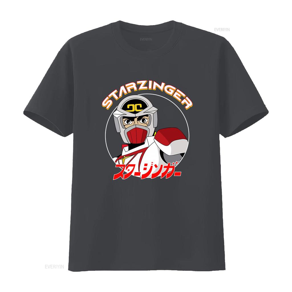 Starzinger Retro Japanese Sci Fi Space Opera Animated T Shirt for Unique Design vintage Washed Soft Stretched Unisex streetwear
