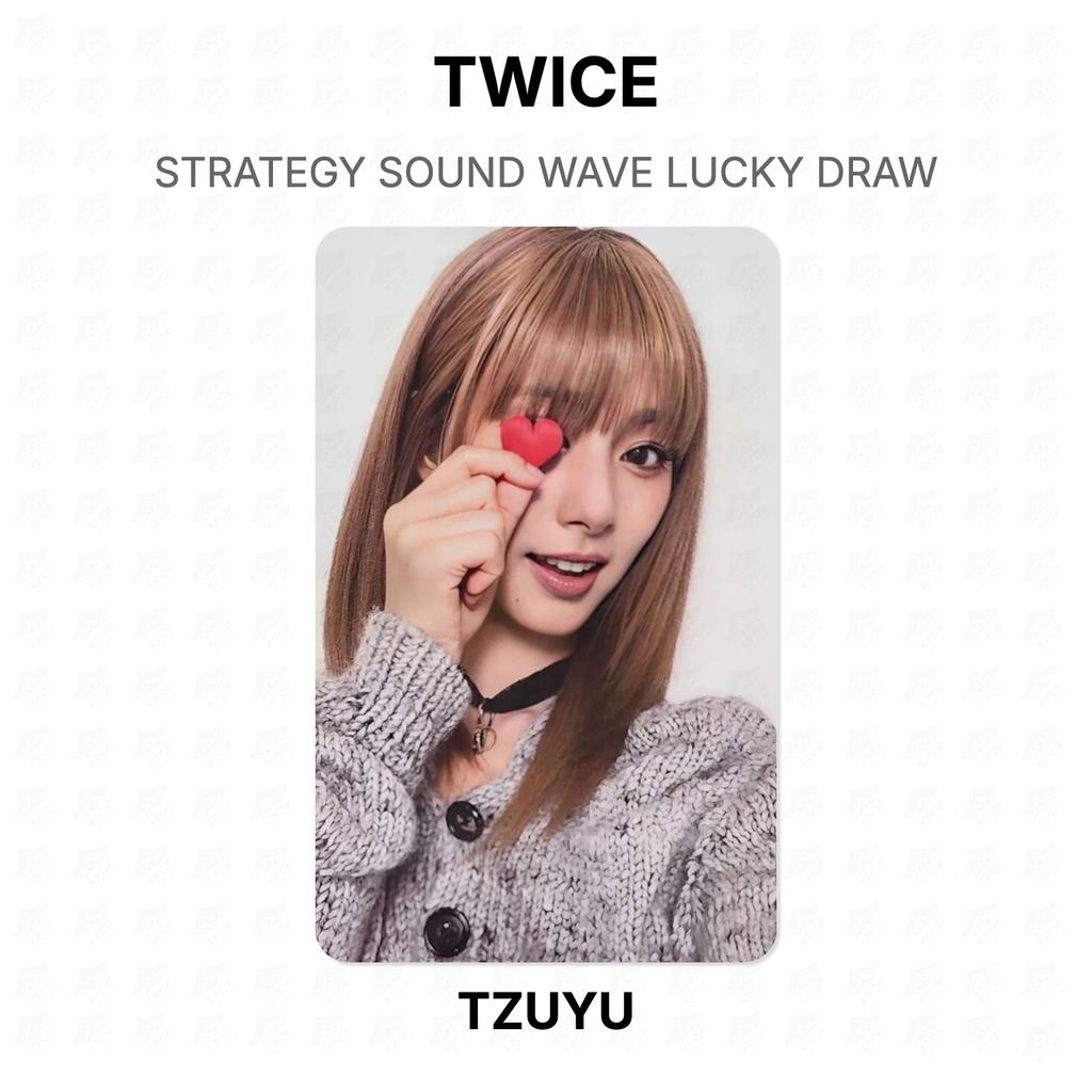 Twice STRATEGY ONDA SONORA SORTEIO OFICIAL Fotocarteira Oficial