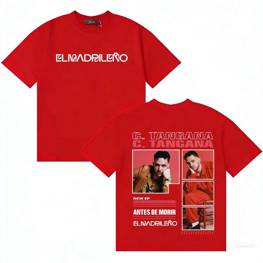 

Rapper C TANGANA Puchito El Madrileno New Album T Shirts Unisexs Women Hip Hop Fans Short Sleeve Tshirt Loose Crewneck Casual Tops S