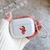 Silikonhülle für Apple Airpods 2 1 Kopfhörerhüllen Mit Haken Marokko Flagge Fußball Für Airpod Pro 3 Pro2 Klare Schutzhüllen