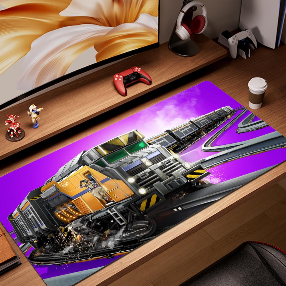 HYBXAXC Satisfactory Mouse Pad Cartoon Lockedge Large Gaming Pad Computer Gamer Keyboard Mouse Mat Desk Mousepad for PC Desk Pad