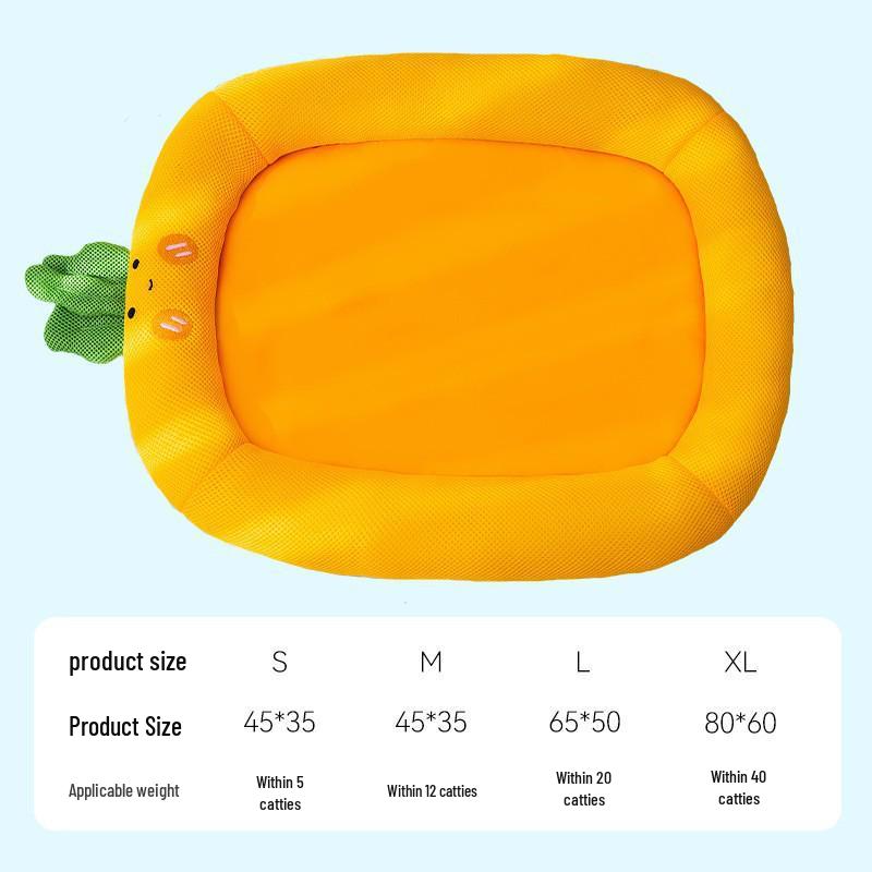 Breathable Removable Dog & Cat Nest: Latex Cushion Sofa Bed, Small Pet Sleeping Pad, Spring/Summer-Ready.