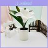 Home Decor Lily Artificial Plant With Plastic Material For Living Room Table Display