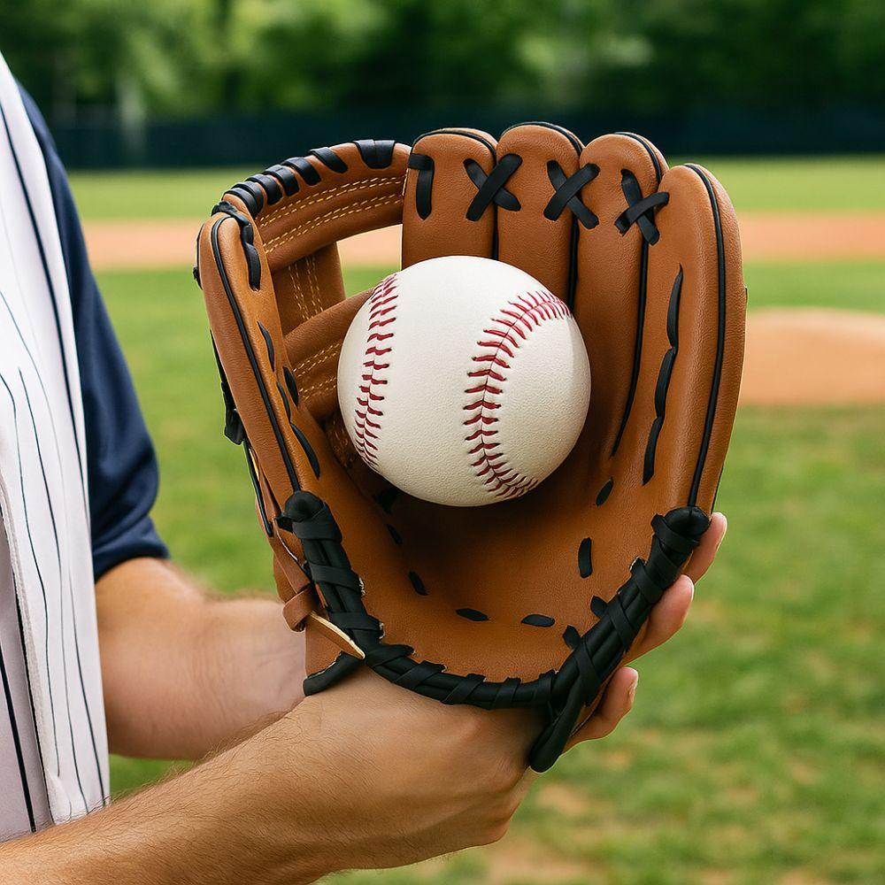 10.5/11.5/12.5in Baseball Glove PU Leather Batting Gloves Training Equipment  Infield Baseball