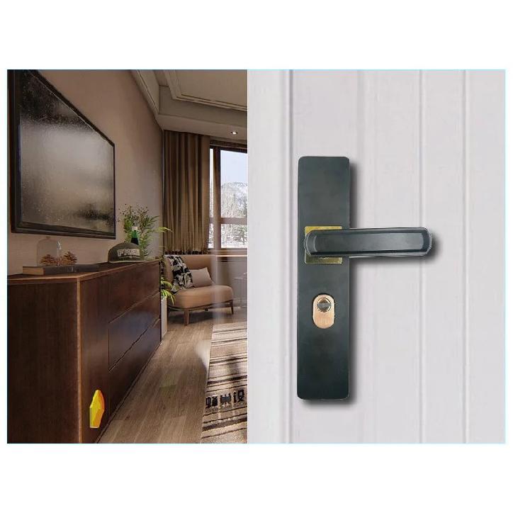 Mechanical Lock Accessories Thickened Panel Room Door Handle Stainless Steel Anti-theft Door Lock