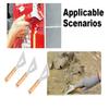 Multi-functional Shovel Long Handle Shovel Thickened Stainless Steel Kitchen Cleaning Tool Household Shovel for Scraping Dust