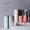 Portable Travel Toothbrush & Mouthwash Cup Set