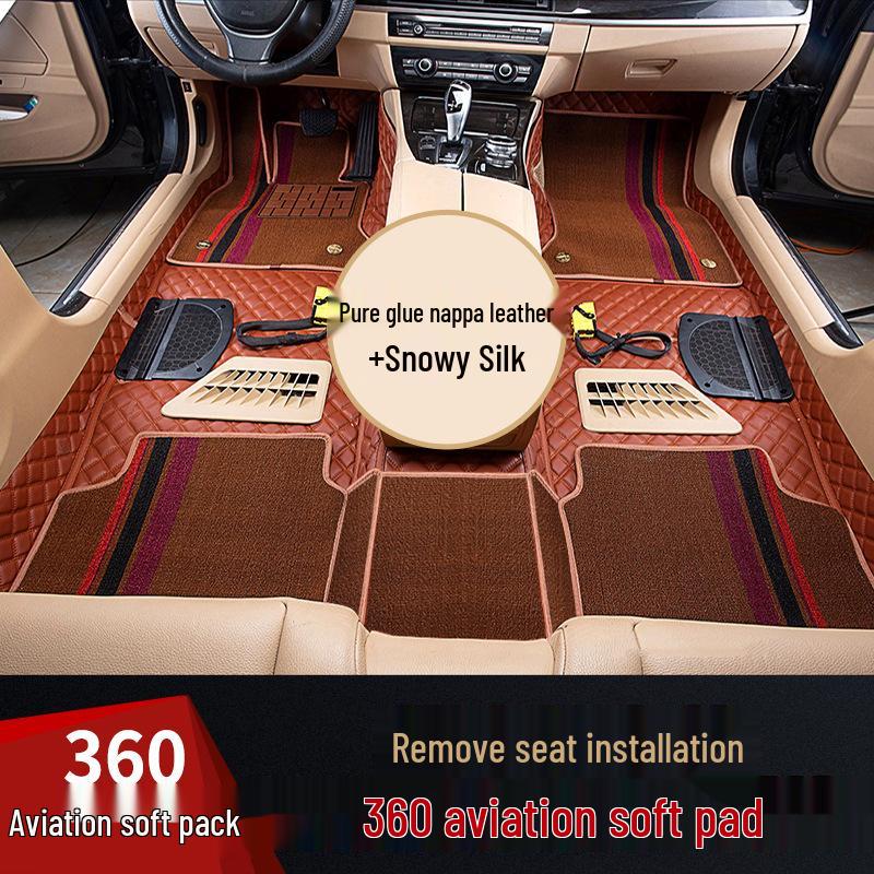 Compatible with Kaiyi Showjet Pro: 360° Aviation Soft Package Floor Mats, Easy Seat Installation & Disassembly
