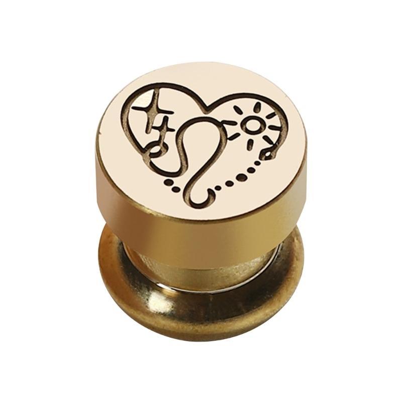 652F Astrology Series Seal Lacquer Seal Wax Stamp for Artistic Creations