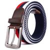 No Infinitely Adjustable Stretchy Mesh Gentleman Men's Belt, Holes, Belt, Braided, Casual, Business, Golf, (Tricolor)