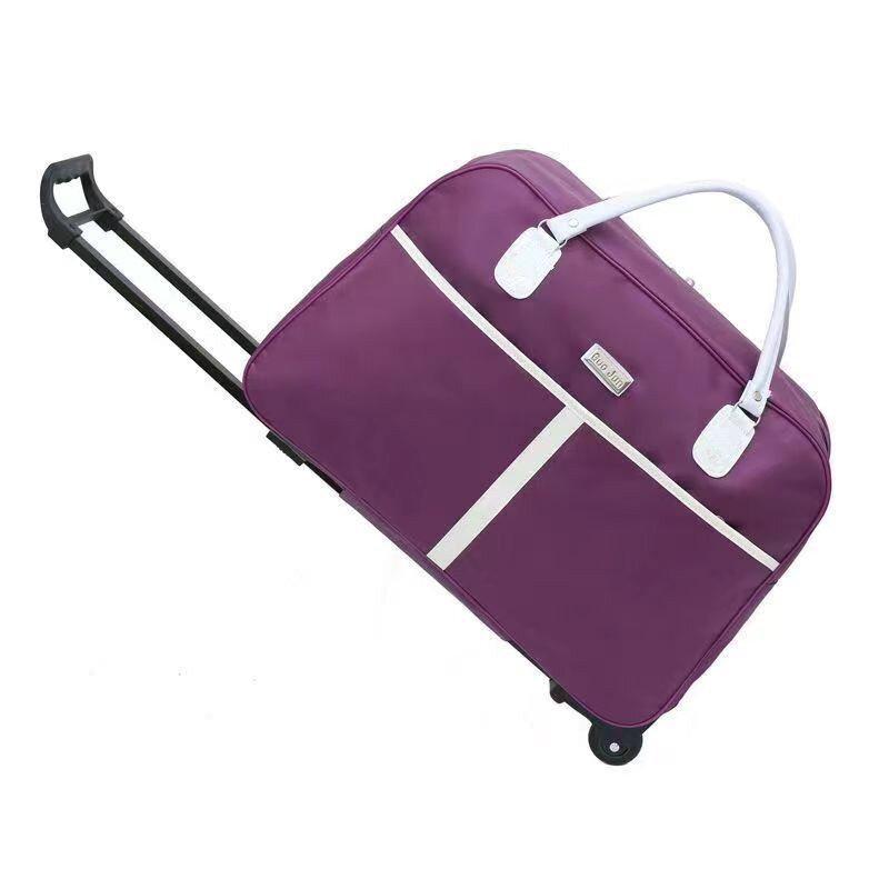 Women's Large Capacity Lightweight Trolley Travel Handbag