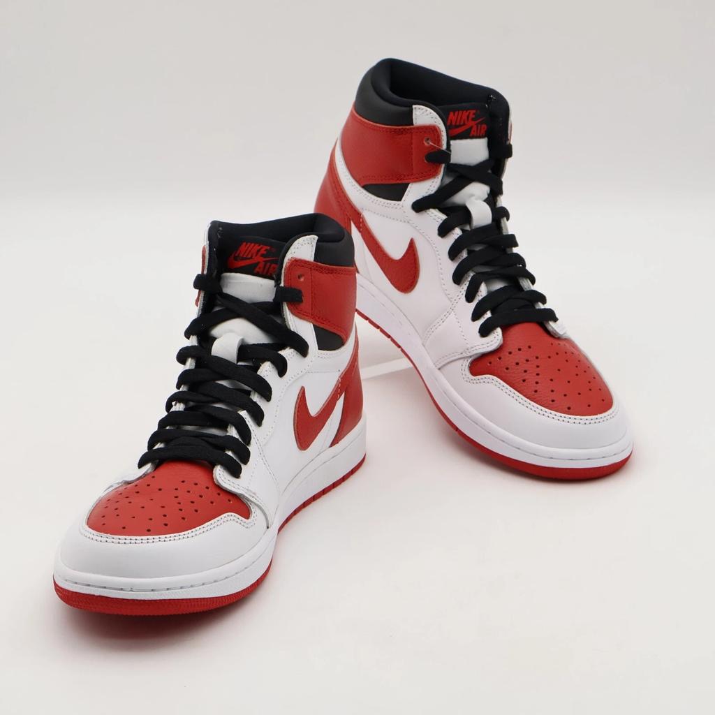 555088-161 Nike Air Jordan 1 Retro High OG Heritage University Red White (Men's)