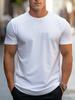 Pánské 100% bavlněné letní volného střihu velké s grafickým potiskem Los Angeles, slim fit, ležérní sportovní tričko s krátkým rukávem a kulatým výstřihem
