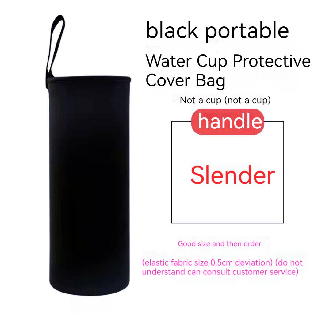 Borraccia Tazza da 750ML/1000ML/1500ML Custodia Borsa per Bottiglia d'Acqua Borsa Copribottiglia Portabottiglie Nero Borsa Termica Copri Borracce Sportive