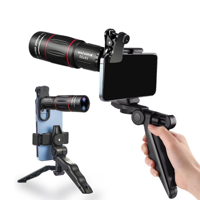 Professional 18X Telephoto Telescopic Zoom Lens Fit for Phone Capture Clear Shots from a Distance with High Powered Lens